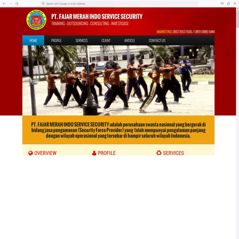 PT. Fajarmerah Indo Servis Security