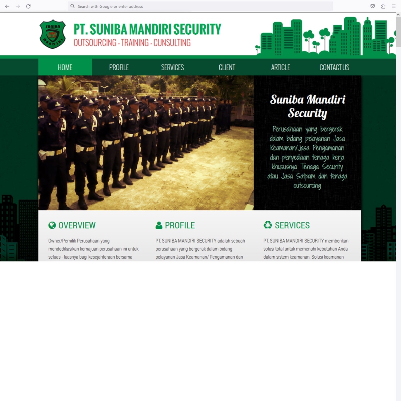 PT. Suniba Mandiri Security